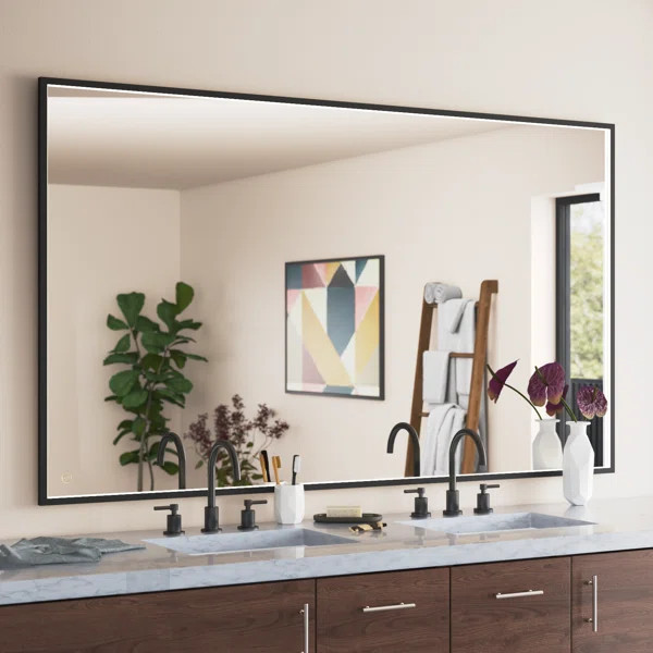 Piche Metal LED Wall Mirror | Wayfair North America