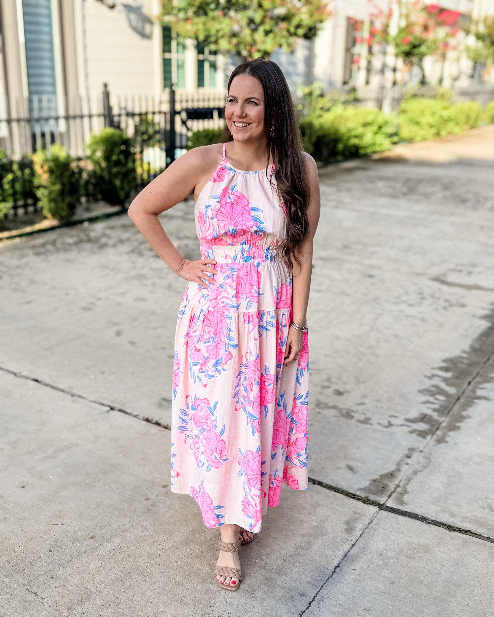 Summer outfit / summer maxi dress  / wedding guest dress / pink Lilly Pulitzer maxi dress / summer fashion / petite friendly dress 


#LTKOver40 #LTKWedding #LTKPetite