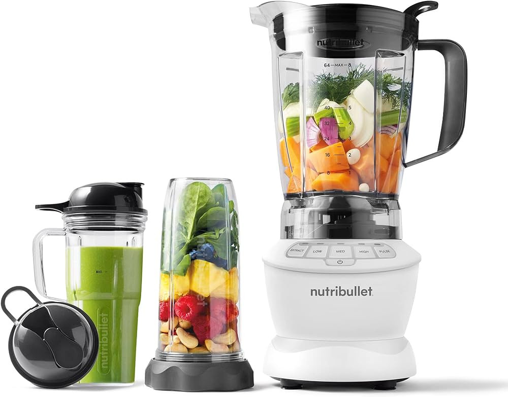 nutribullet Full-Size Blender Combo 1200W –Matte White | Amazon (US)
