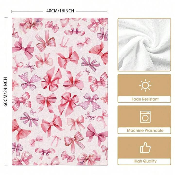 $3.73       
    $4.60
   
  -19%
        Pink Bowknot Cherry Kitchen Towels,Pink Preppy Decor,16... | SHEIN