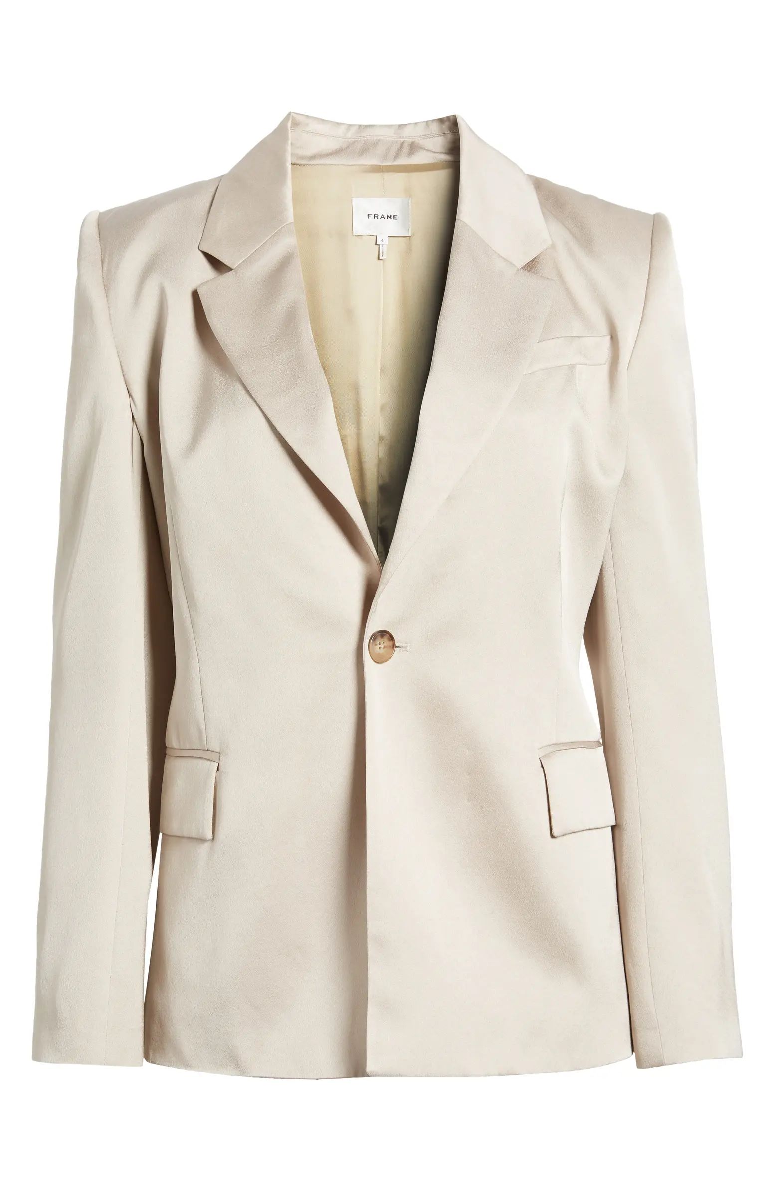 FRAME Single Button Blazer | Nordstrom | Nordstrom