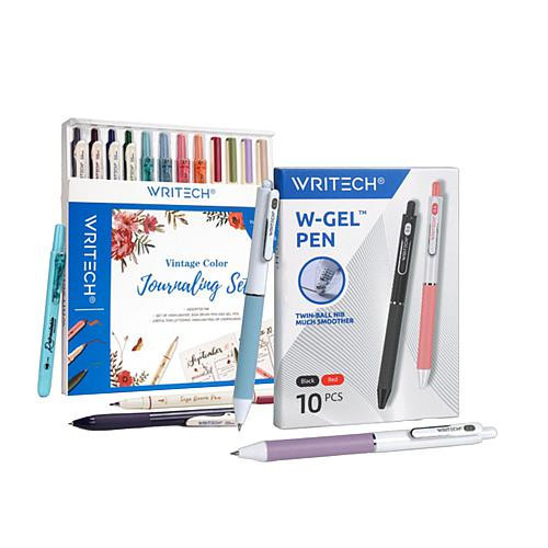 Writech Vintage Journaling Set and Gel Pen Bundle - 0154 | HSN