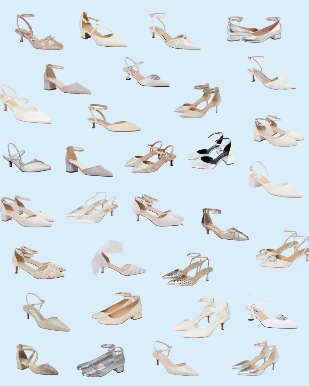 Some really chic closed-toe options for bridal shoes!  

 #LTKSeasonal #LTKWedding