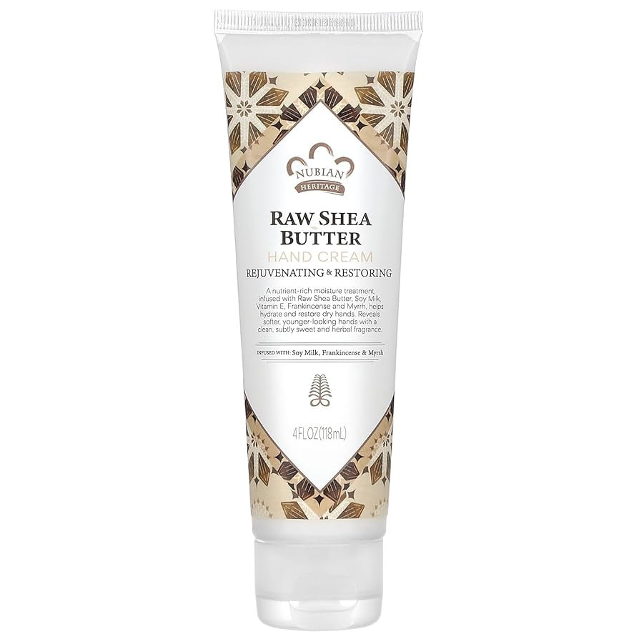Nubian Heritage Hand Cream, Raw Shea and Myrrh, 4 Ounce | Amazon (US)
