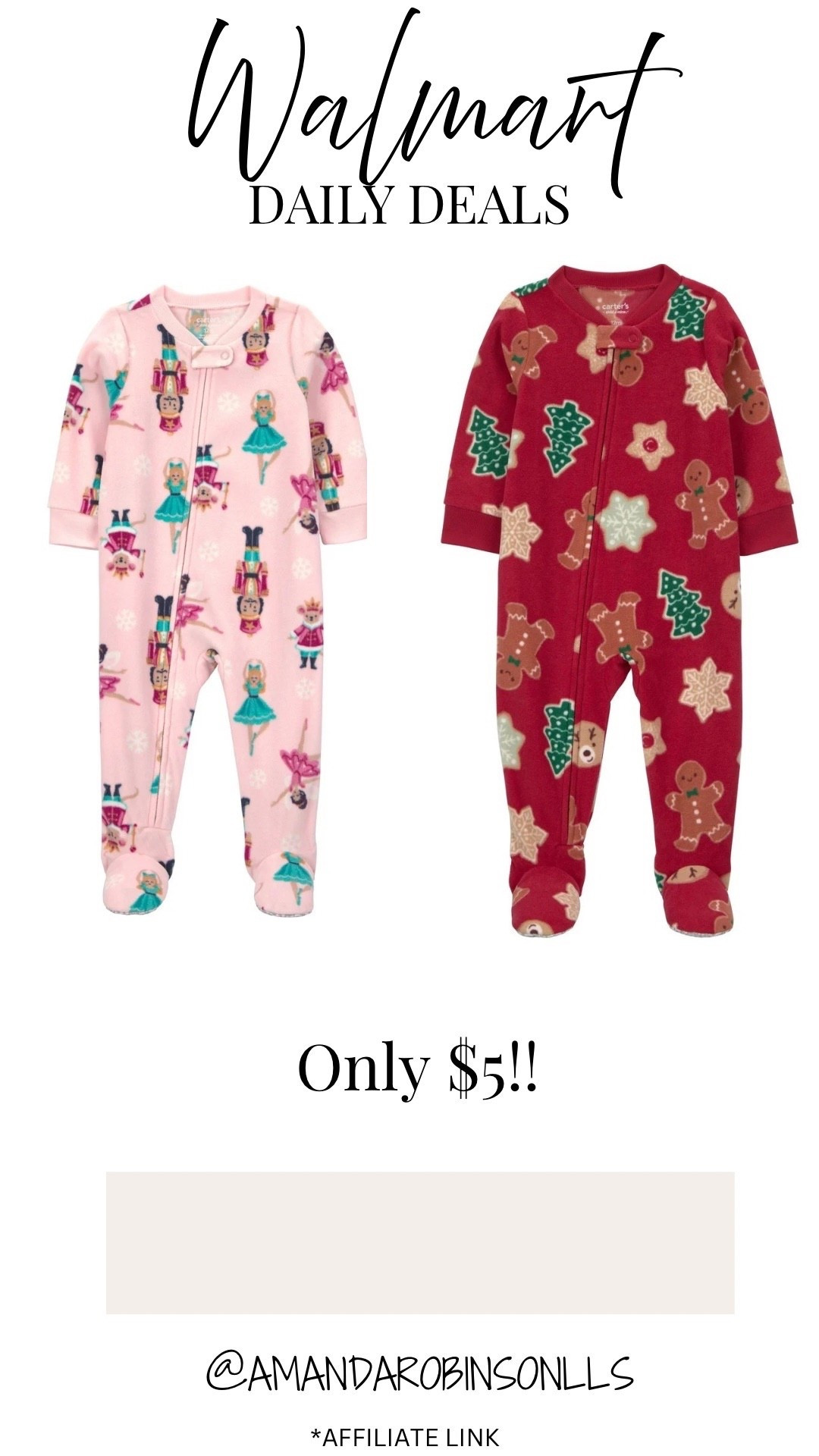 Walmart Daily Deals 
Baby Christmas pajamas 

#LTKKids #LTKHoliday #LTKSaleAlert