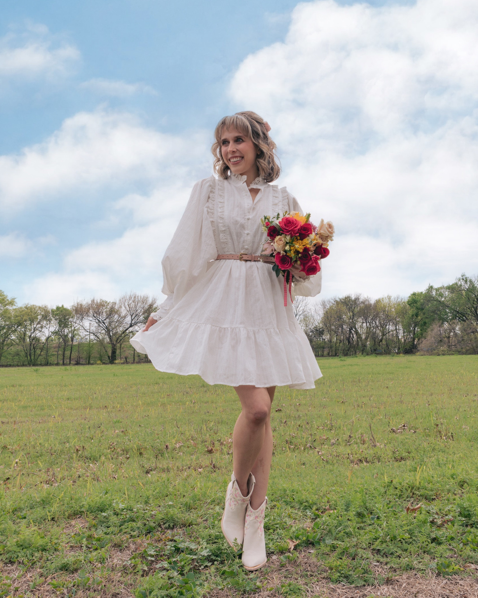 Coastal cowgirl, cowgirl boots, floral cowboy boots, white lace dress

#LTKSeasonal #LTKsalealert #LTKshoecrush