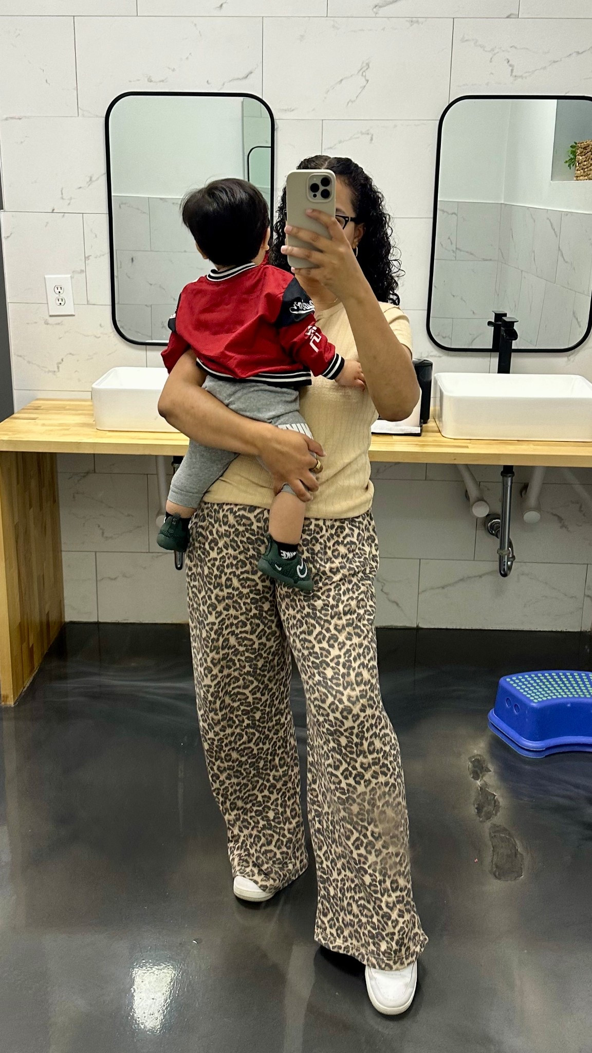 The perfect mom outfit and these super comfy pants are currently 50% off and only $25 from Aerie!!! They have so many finds up to 70% off right now!!

Also miles is wearing the cutest little racing jacket 🥰

Pants- large 
Top- medium 

#LTKFindsUnder50 #LTKSummerEdit #LTKSaleAlert
