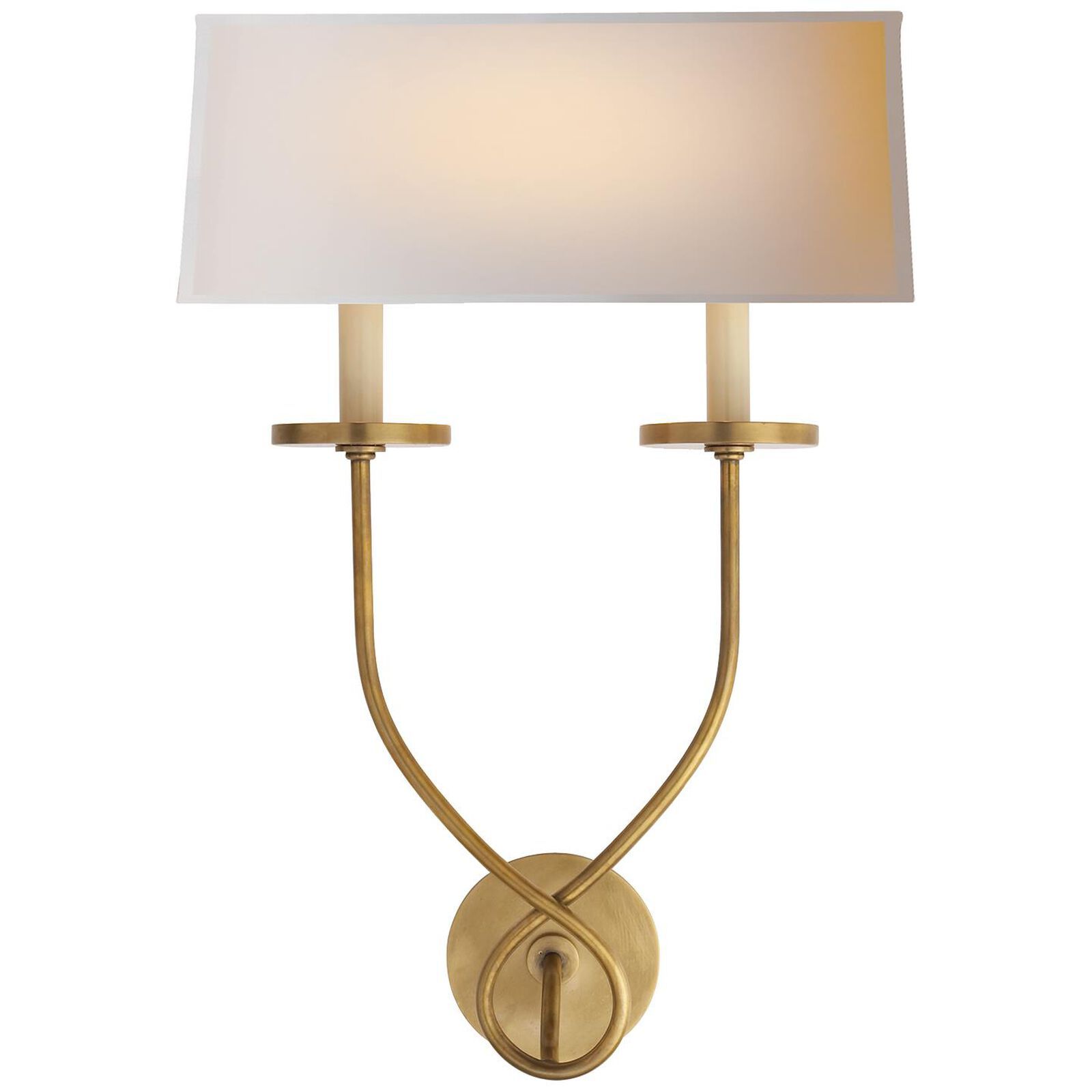 E. F. Chapman Symmetric Twist 20 Inch Wall Sconce by Visual Comfort and Co. | Capitol Lighting 1800lighting.com