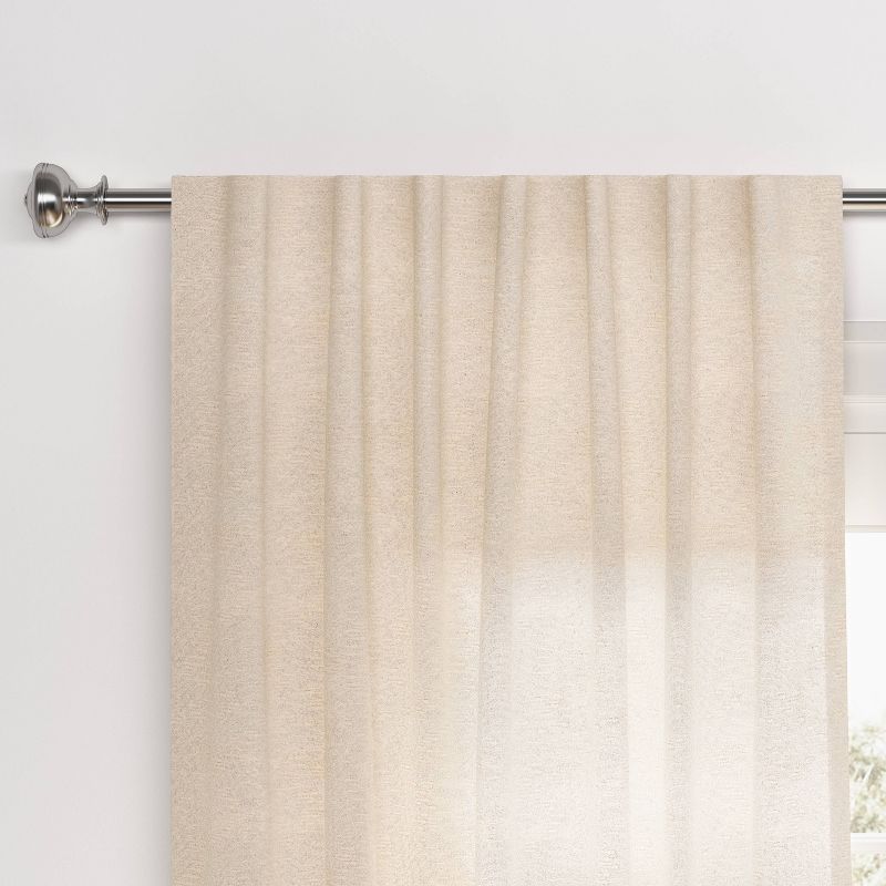 Textural Boucle Light Filtering Curtain Panel - Threshold™ | Target