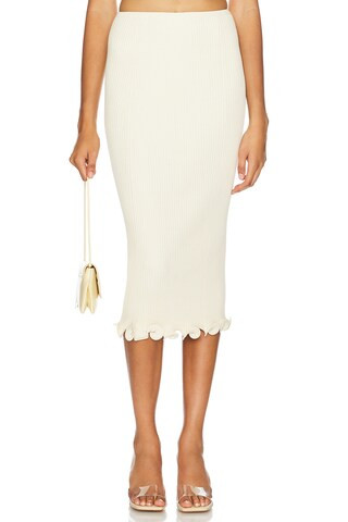 DEVON WINDSOR Sloane Skirt in Natural from Revolve.com | Revolve Clothing (Global)