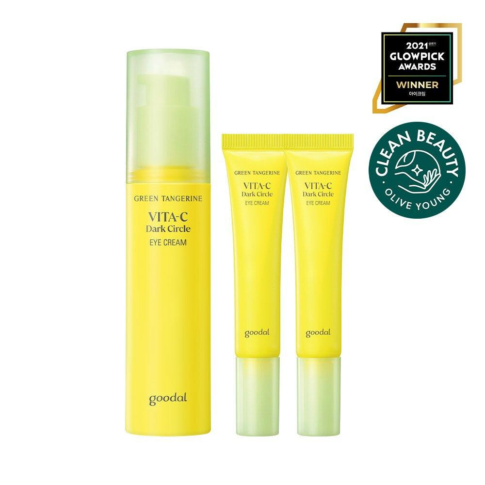 goodal Green Tangerine Vita C Dark Circle Eye Cream 30mL Special Set (Special Gift: 15mL*2ea) | Olive Young Global