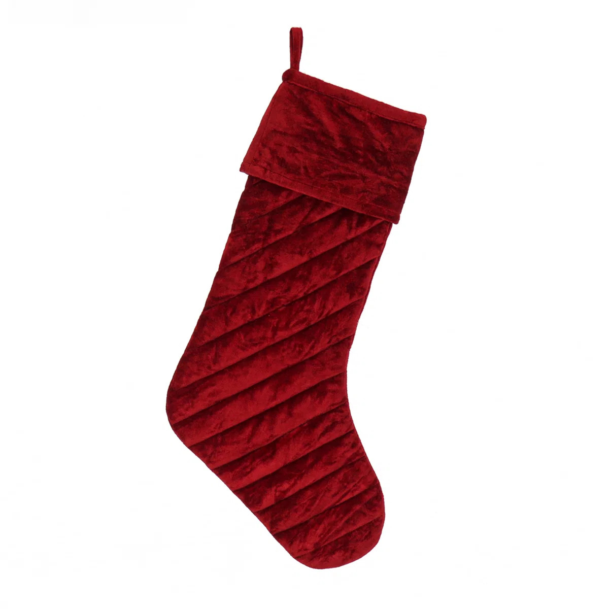 Quilted Velvet Stocking | Wayfair North America