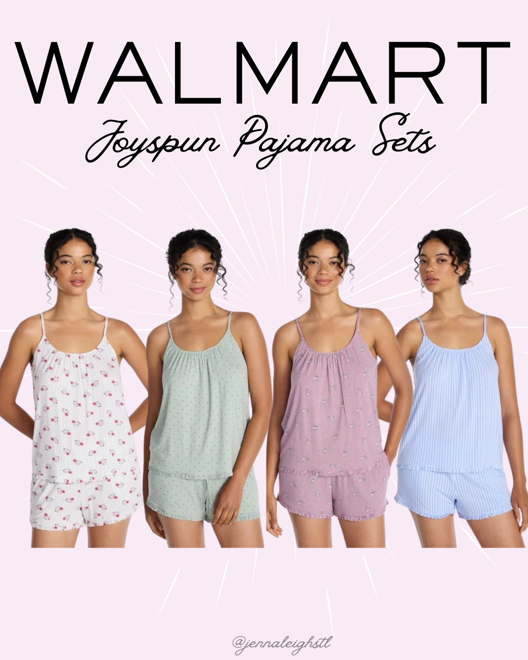 The patterns and ruffle trim on these Joyspun modal blend sleep sets from Walmart are so adorable. Such a cute and comfy set for summer nights and slow mornings at home. 

 #LTKmorningroutine #LTKselfcare #LTKMidsize