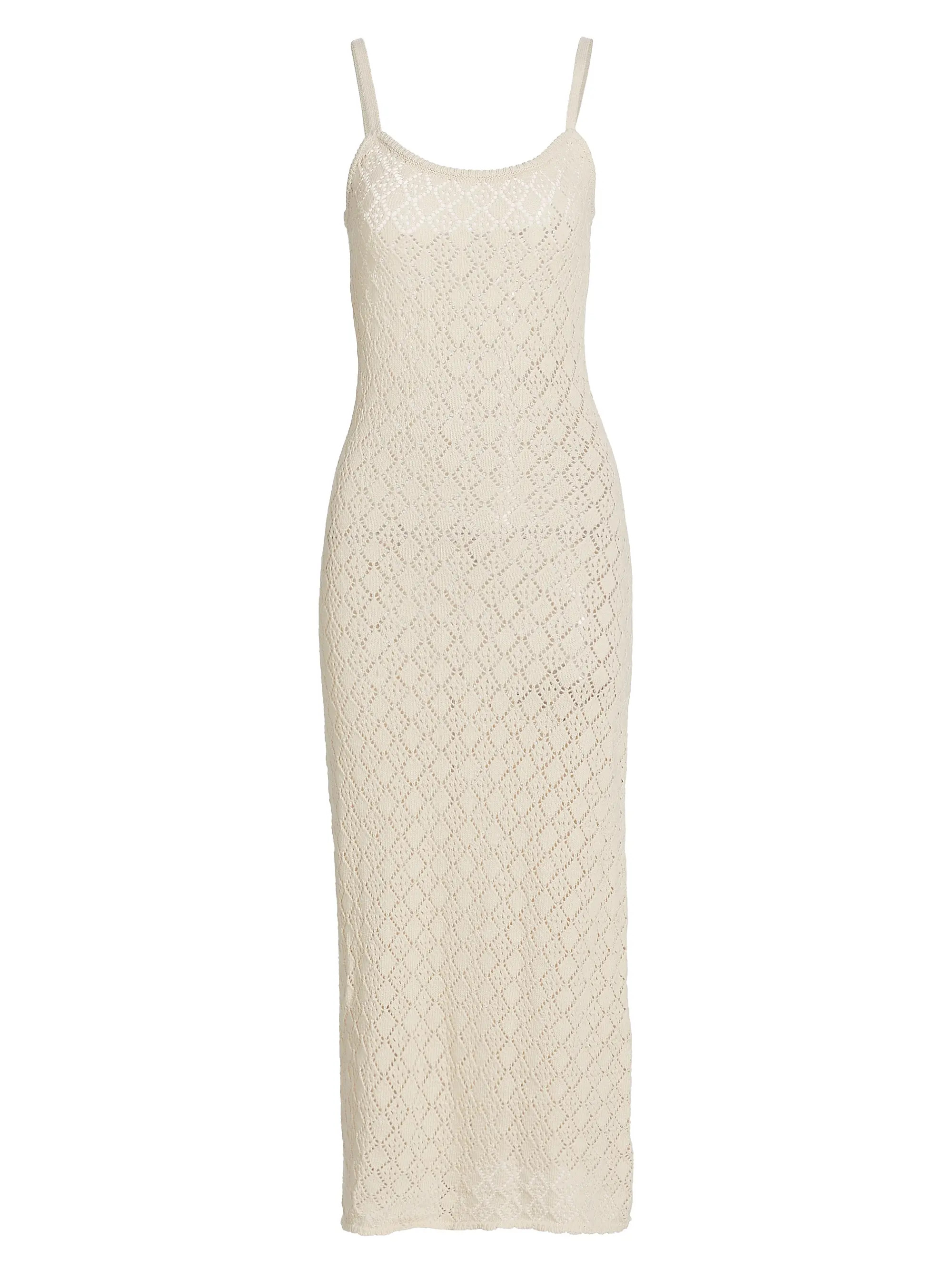 Geometric Crochet Midi-Dress | Saks Fifth Avenue