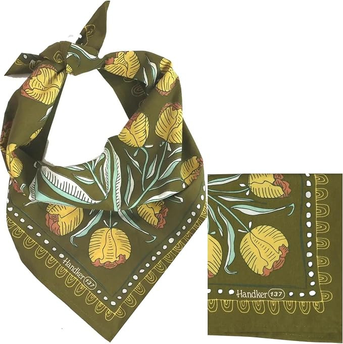 Bandana Cotton Hair Scarf & Head Bandanas for Women & Men - 22"x22" | Unisex Head Scarf & Hair Ba... | Amazon (US)