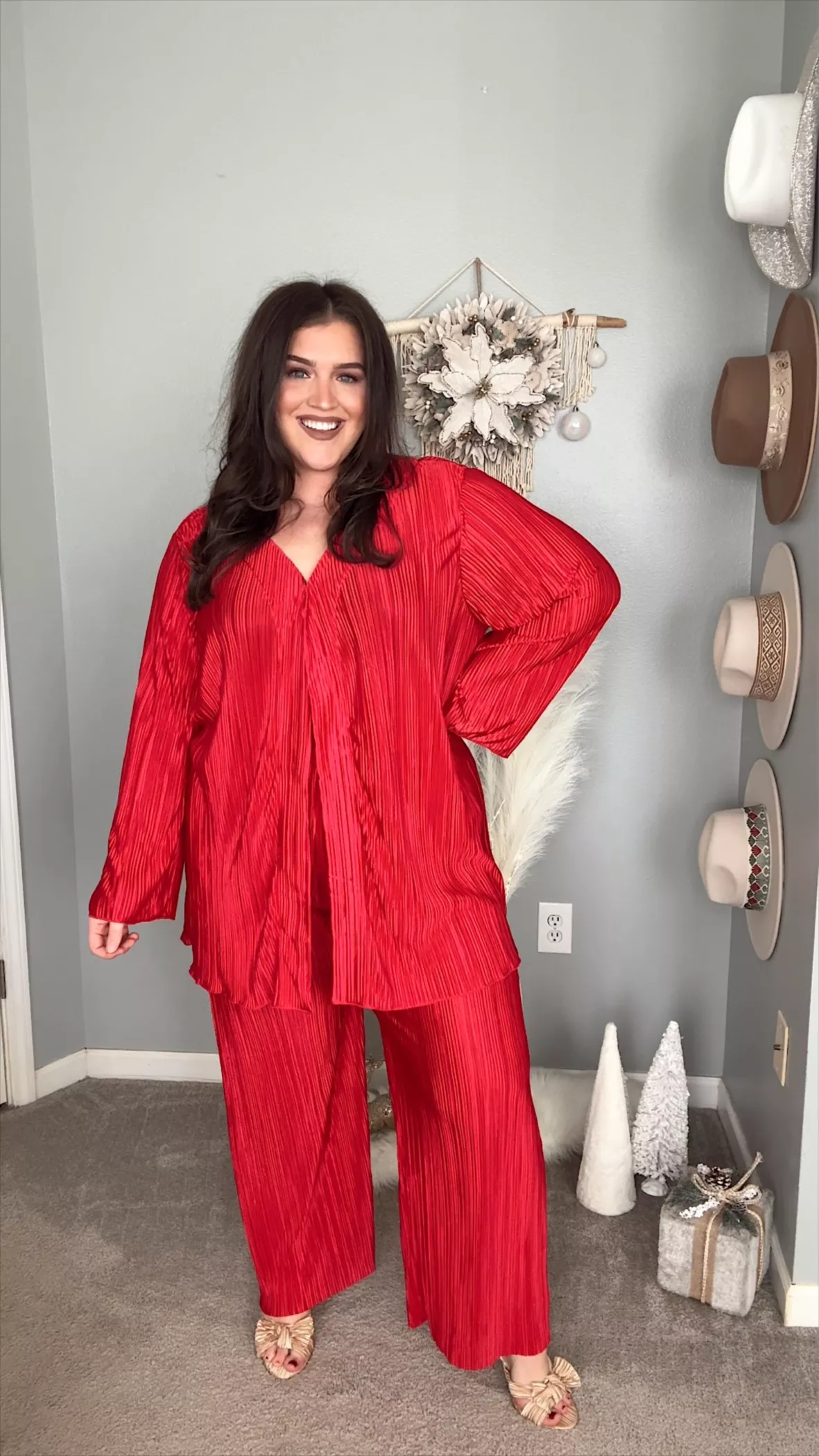 Red Satin Shirt curated on LTK