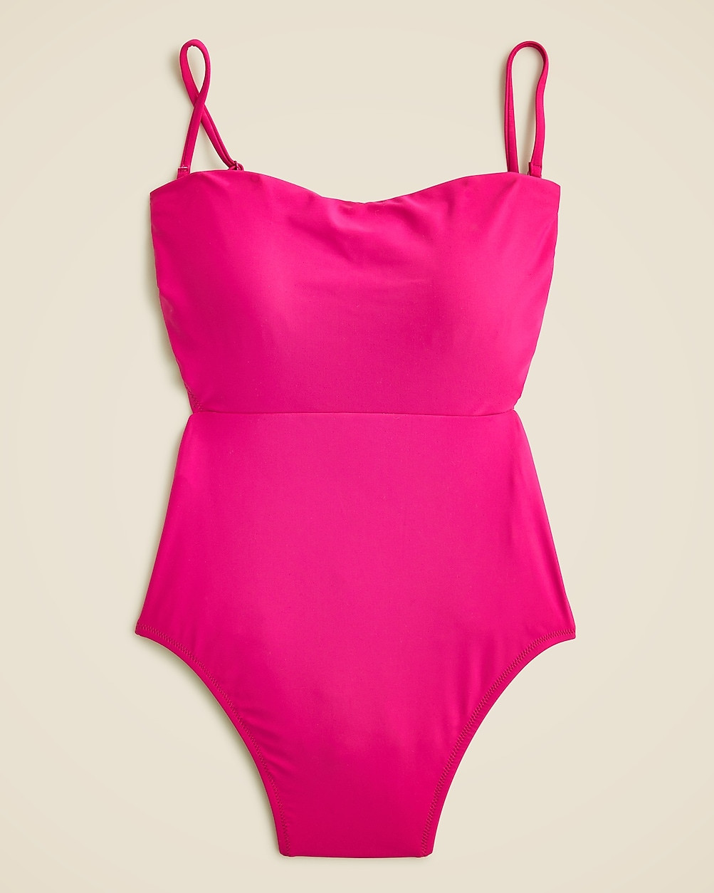Cutout tie-back one piece | J. Crew US