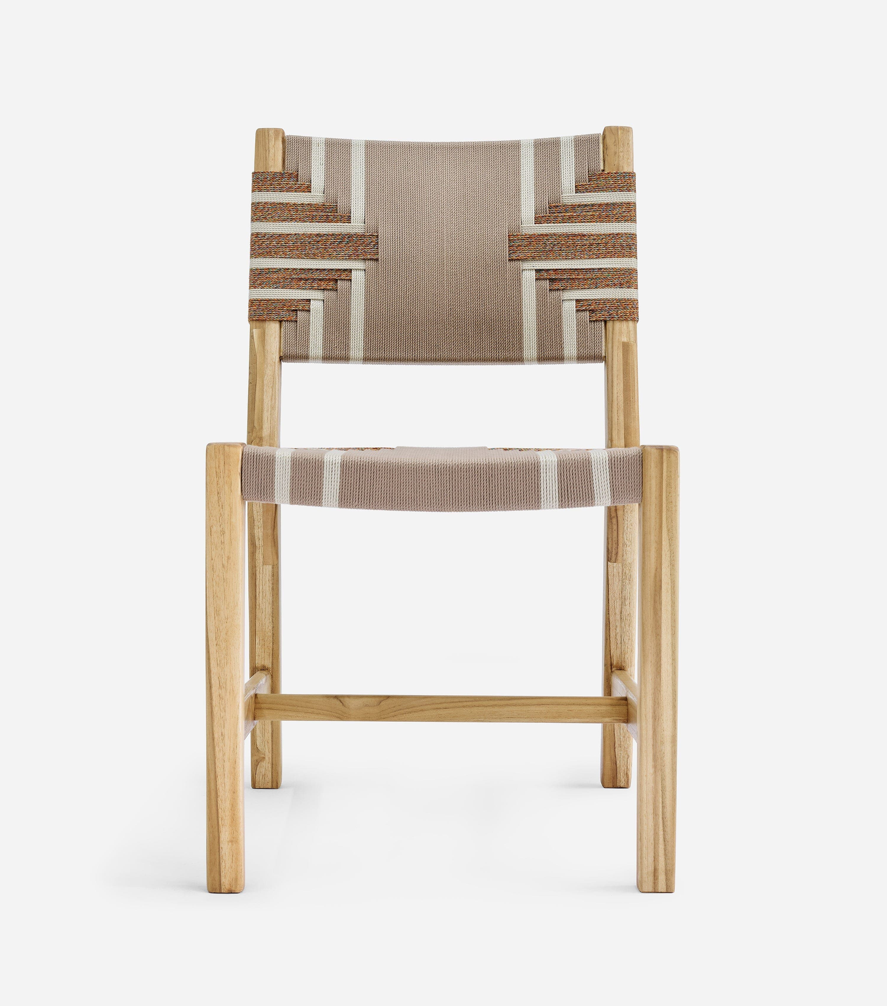 Monimbo Dining Chair Woven Reynaga Cord | Forever Furniture by MasayaCo | Masaya Co