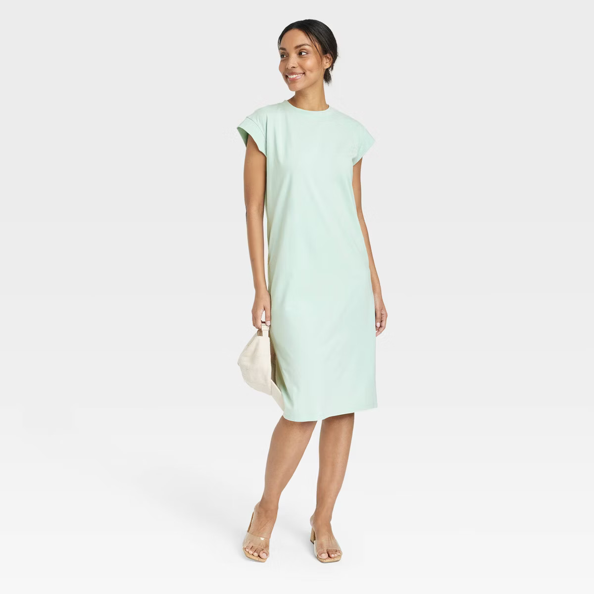 Women's Short Sleeve Midi Shirtdress - A New Day™ | Target