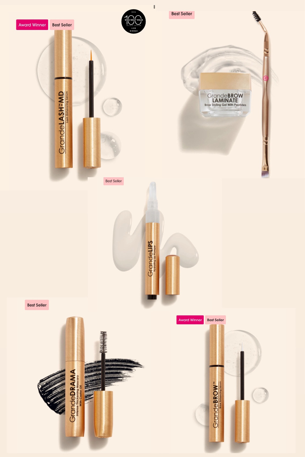 My favorite GrandeCosmetics product! For BETTER lashes, brows and lips! 🩷