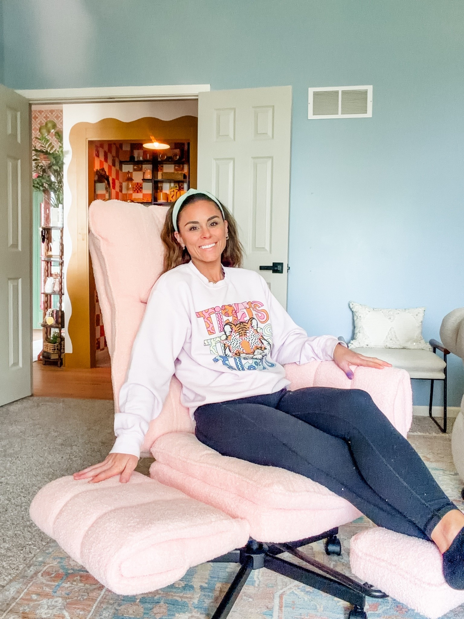 Adjustable pink office chair-LOVE this chair!

#LTKHome #LTKMothersDay