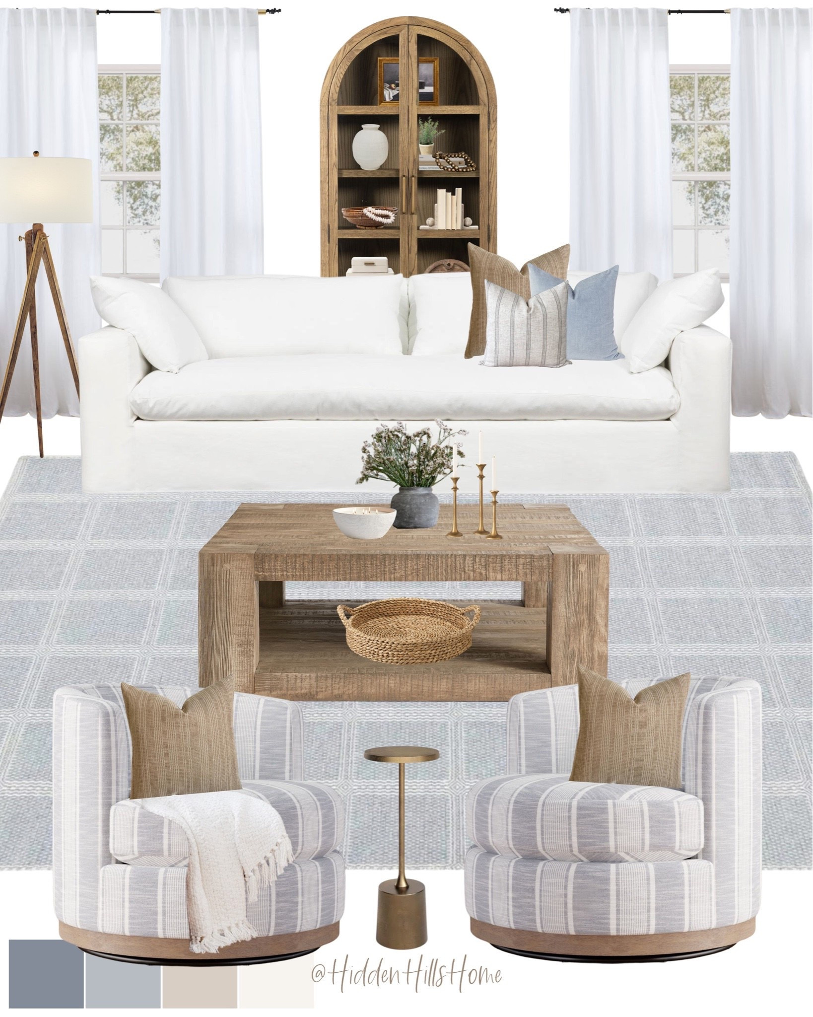 Coastal living room mood board, modern coastal family room design, beach house living room inspo, light blue coastal living room #coastal

#LTKHome #LTKSaleAlert #LTKSeasonal