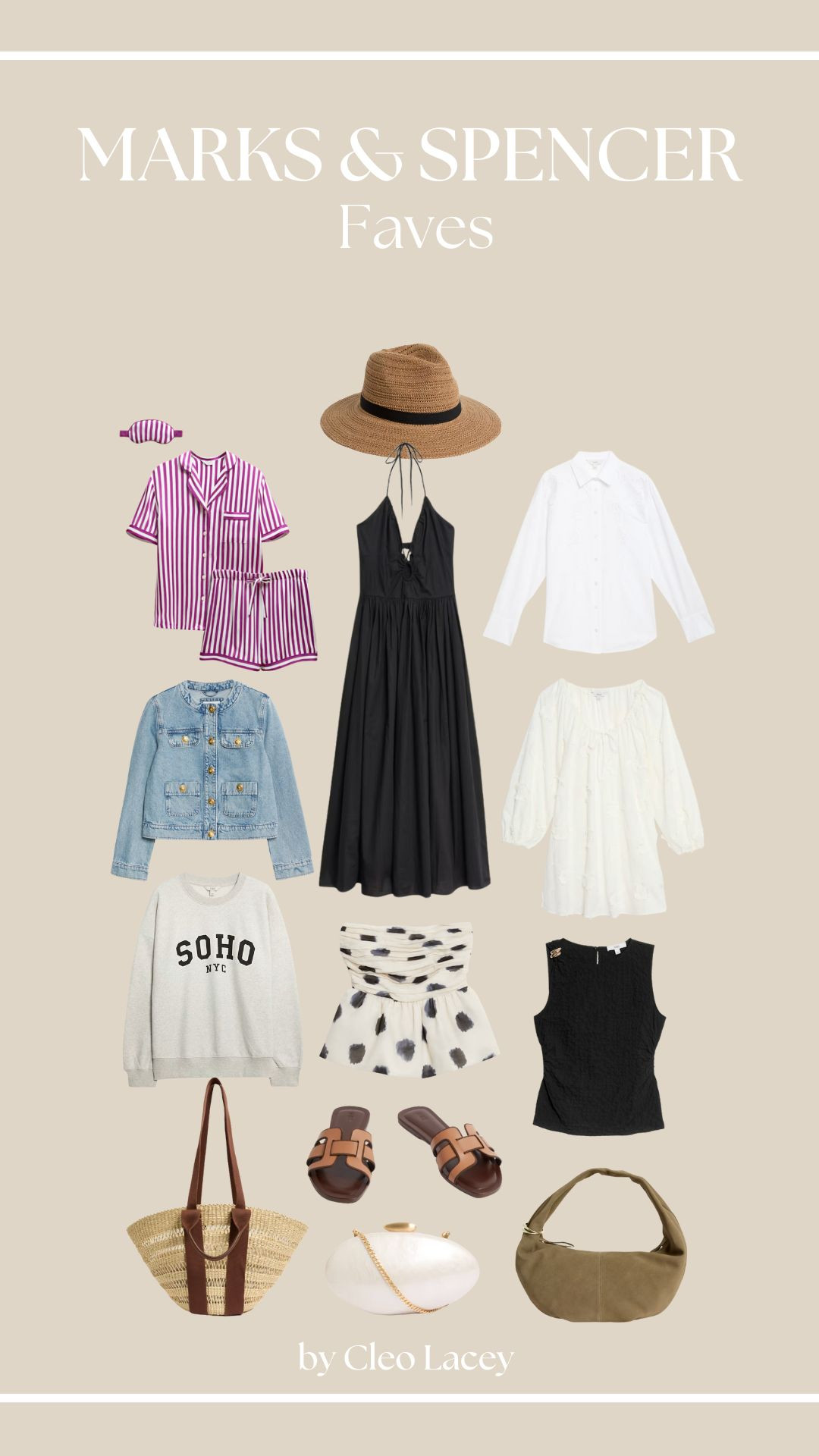 My Marks & Spencer favourite pieces! Spring fashion, transitional style, summer outfit ideas, high street style, M&S finds, high street accessories, holiday outfit inspiration  

 #LTKuk #LTKspring #LTKstyletip