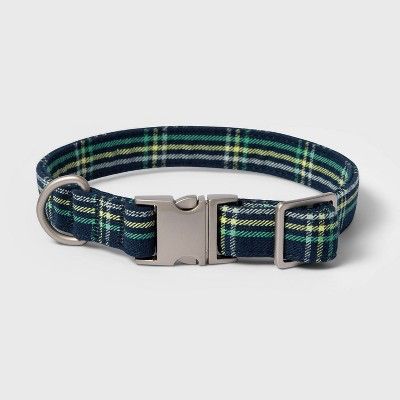 Multi Plaid with Buckle Branding - Blue Green Plaid - Boots & Barkley™ | Target