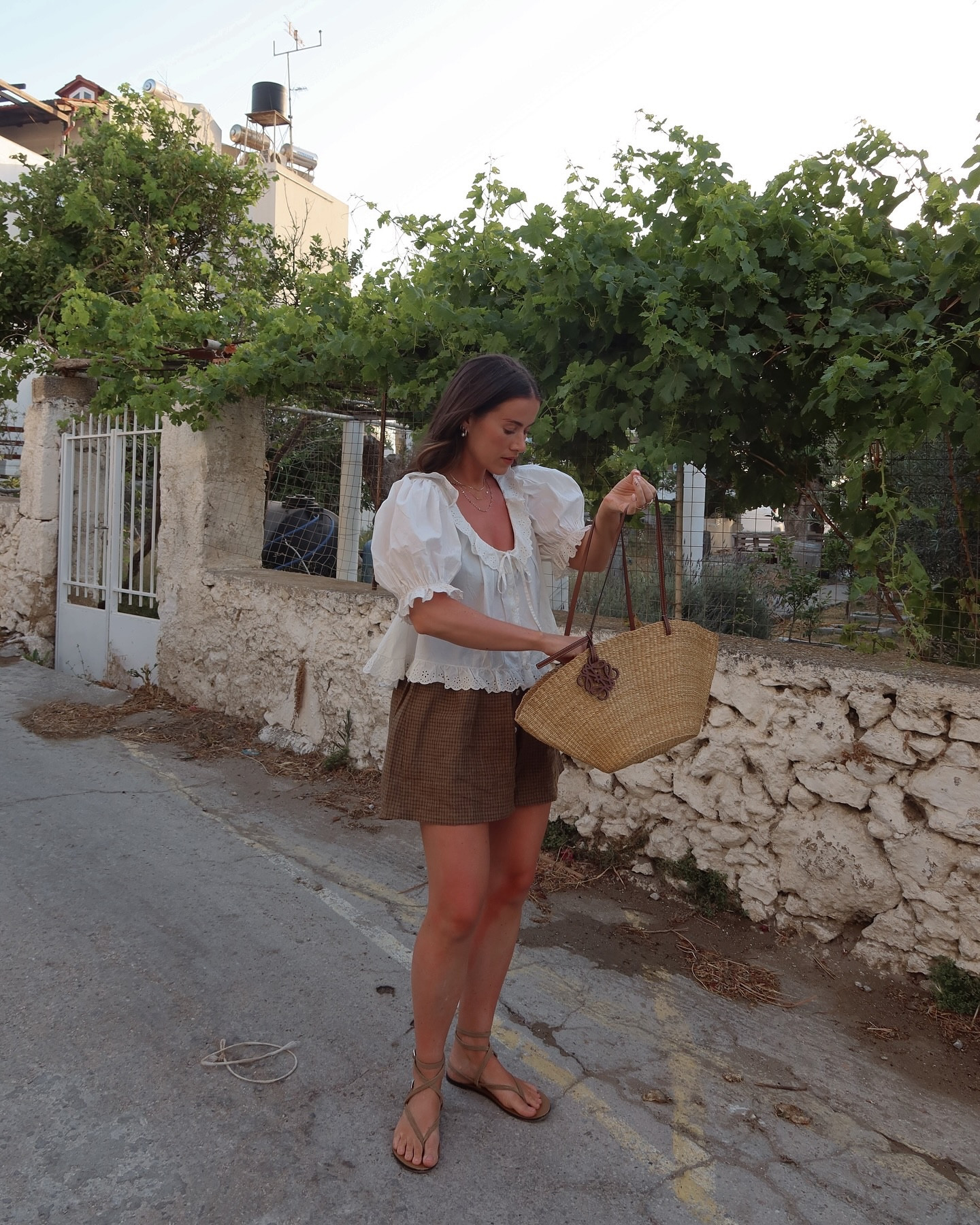 This @shopdoen top has been my favourite thing to wear for three summers and counting 🫶🏻 #ootd #summerstyle #holiday #summer