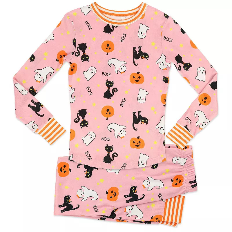 Girls 4-10 FREE 2 DREAM Halloween Ghosts Top & Bottoms Pajama Set | Kohl's