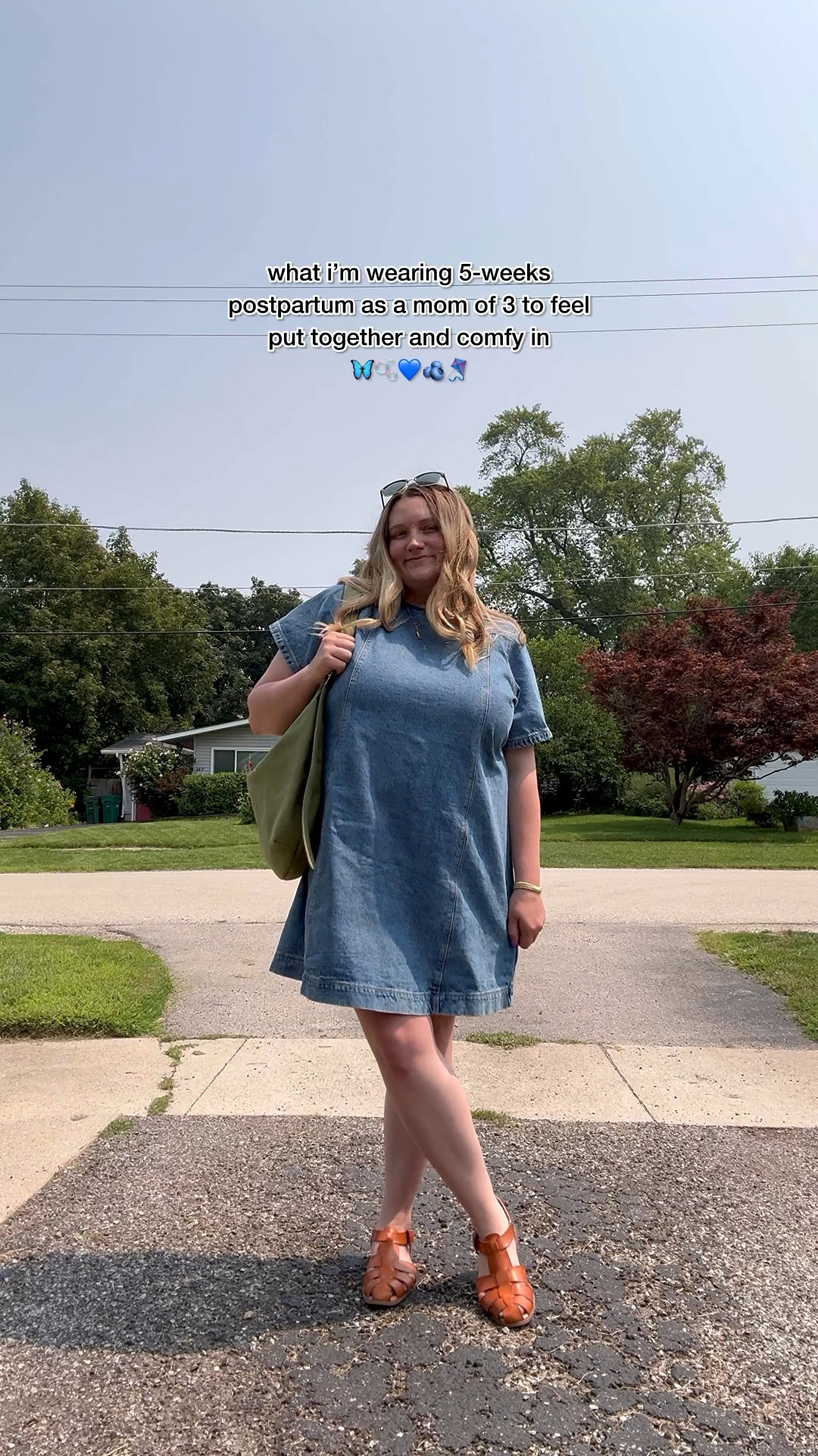 Mamacita OOTD 💙

This denim @oldnavy dress is what I wore for our newborn photos over the weekend! Really loving it and can’t wait to style it for fall time too 🍂 Would recommend sizing up since it runs slightly small - I’m wearing the XXL! 

Linked this in my LTK for ya if you wanna shop friends 🔗 Are we ready for the fall season or still in summer mode?! 

#oldnavy #momootd #momswithstyle #postpartumstyle #postpartumjourney #oldnavystyle #denimdress #fallfashion2025 #postpartumfashion #fyp

#LTKSeasonal #LTKStyleTip #LTKMidsize