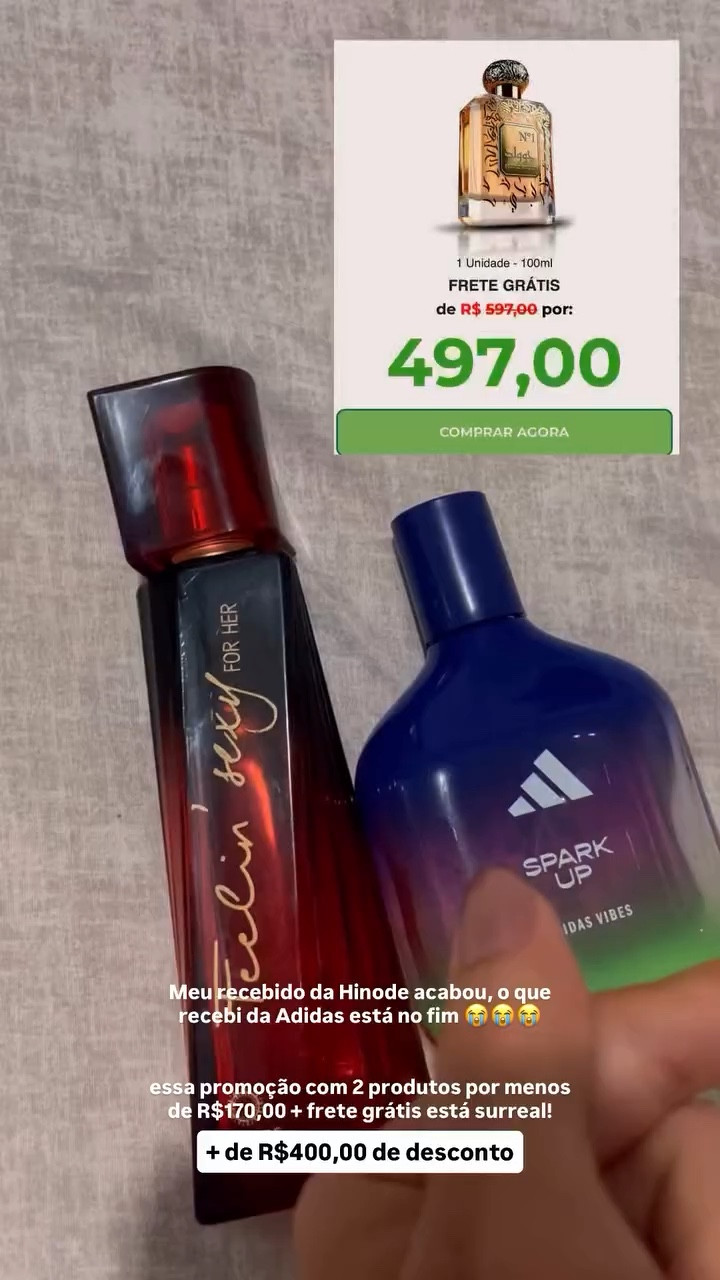 Logo esgota! 😱

Perfume Dubai Goold N1 + Body Splash:

De: 594,50 ❌
*Por: 169,97  + frete grátis* para todo o Brasil ✅

Jaja esgota, mais de 400 reais de desconto😍😍😍😍

https://pay.goold.club/aff/T3CS8T/CFA6VUZJ

Grupo vip whats https://chat.whatsapp.com/KmRYJ1kntxKAYFOZ5DEkpr?mode=gi_t 
Grupo vip insta https://www.instagram.com/channel/AbbwU-pOy6Nh41cj/?igsh=MXc0OTNrZzl0Y3c3Mw== 

#perfumearabe #perfume #goldspell #goldspellcosmeticos #perfumedubai  

#LTKpromo #LTKbrasil #LTKbeleza