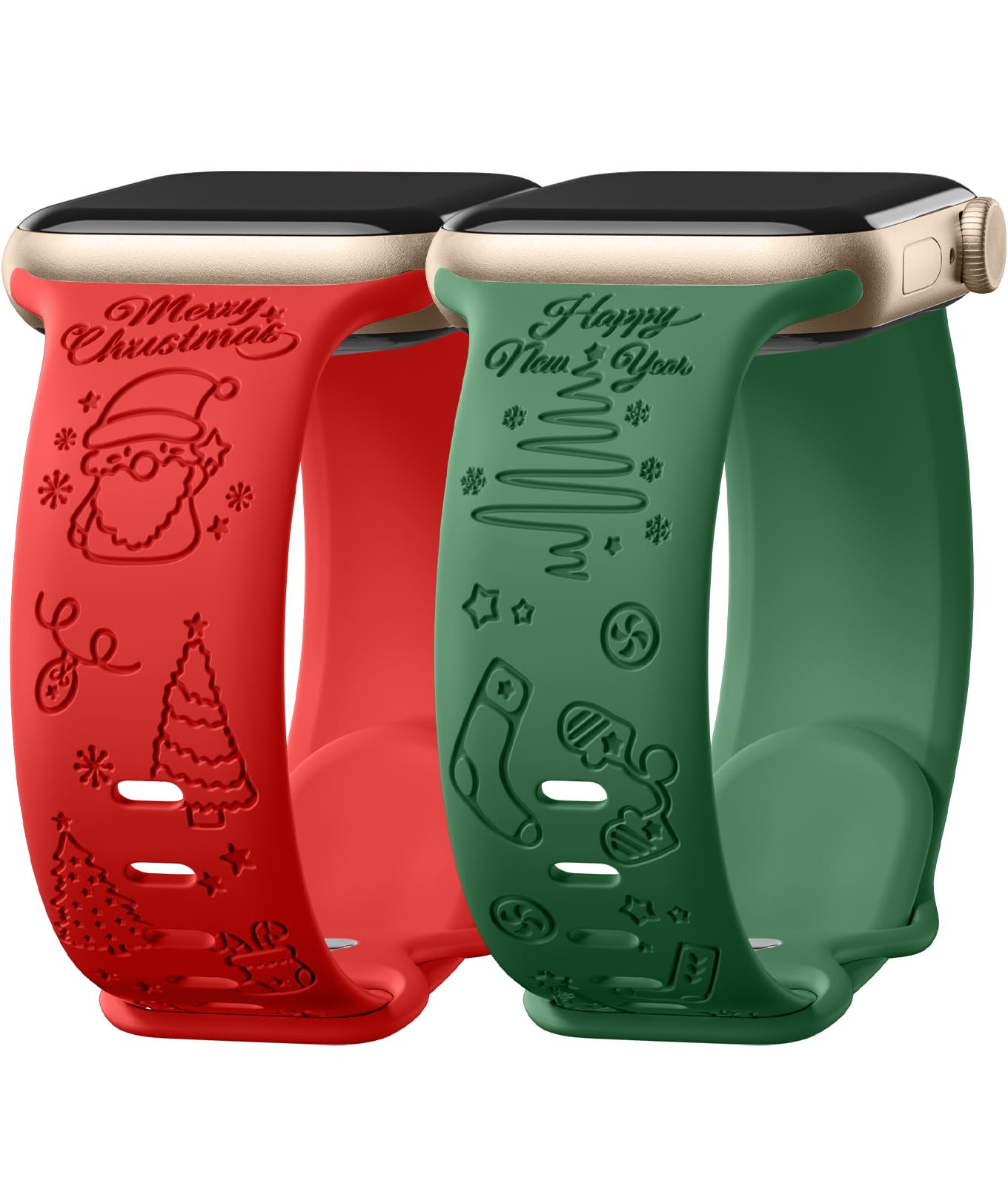 Odbeai Christmas Bands Compatible with Apple Watch Bands for Women 40mm 41mm 38mm 42mm 44mm 45mm ... | Amazon (US)