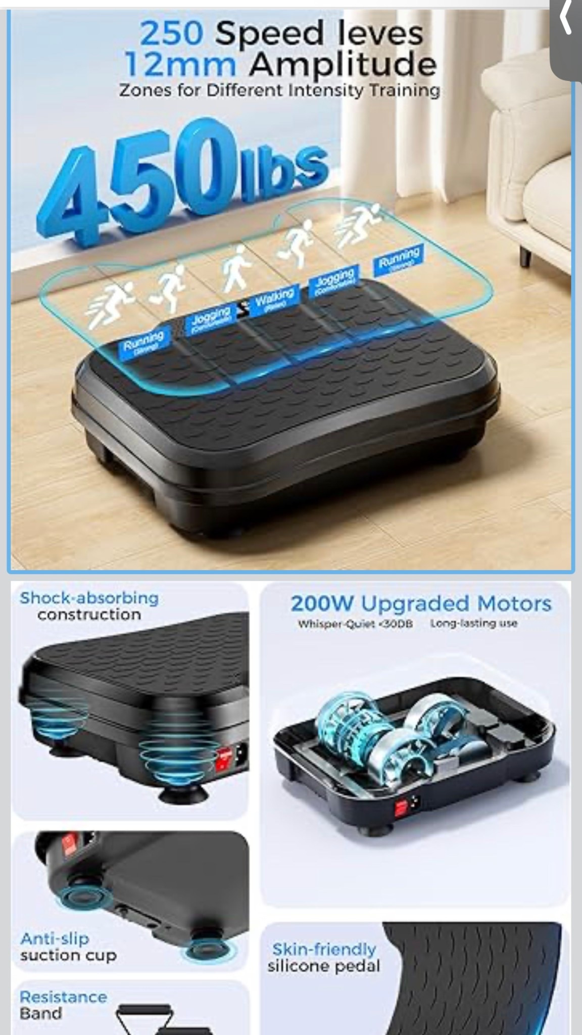 Vibration plate to drain lymphatic system 

#LTKselfcare #LTKfitnessgoals #LTKmorningroutine