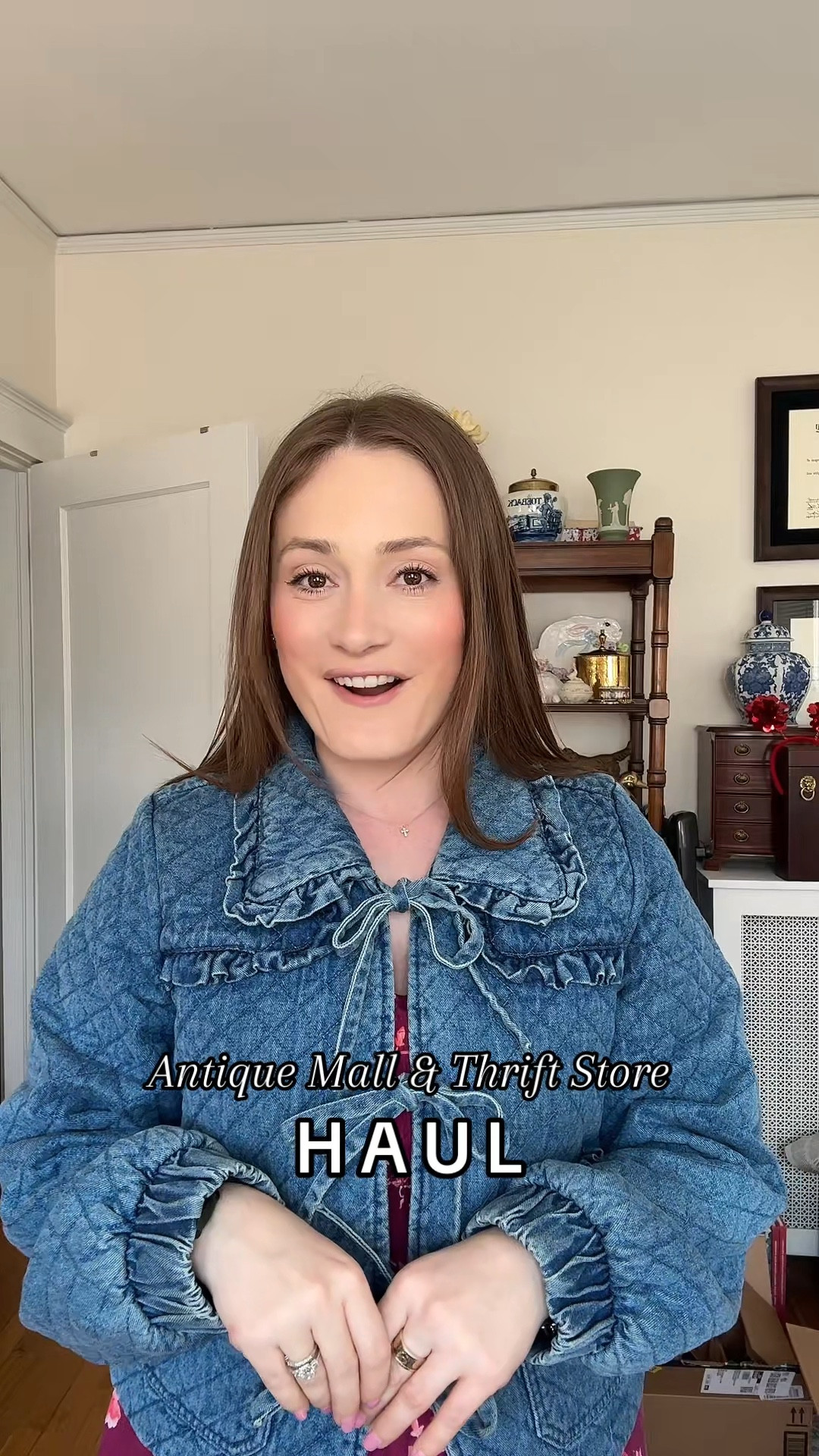 Wearing my new favorite Avec Les Filles jacket from Anthro! Paired with an old Nap Dress from @hillhouse 💗