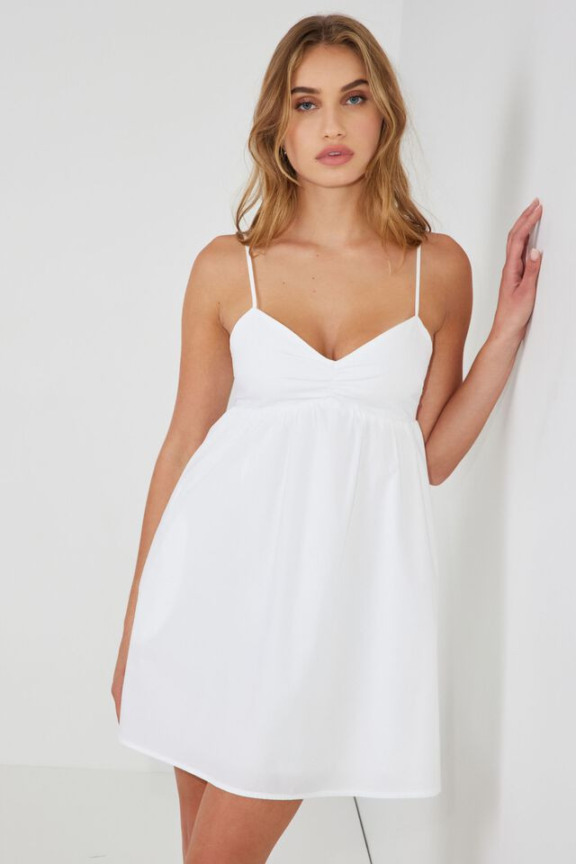 Poplin Babydoll Dress | Garage Clothing