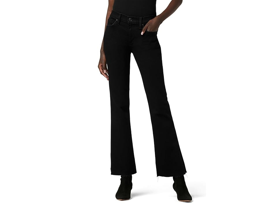 Hudson Jeans Nico Mid-Rise Bootcut Barefoot in Black Women's Jeans Black : 27 30, Cotton/Denim/Lyocell | Zappos