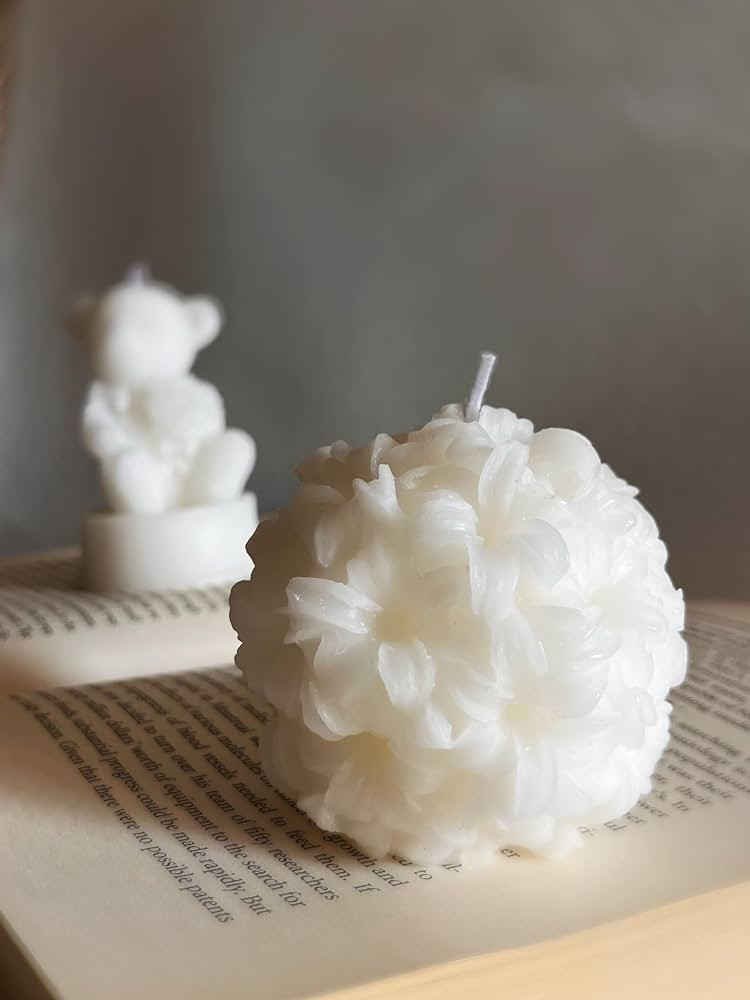 Velas decorativas pequeñas para decoración del hogar, velas en forma de flor, decoración del h... | Amazon (US)