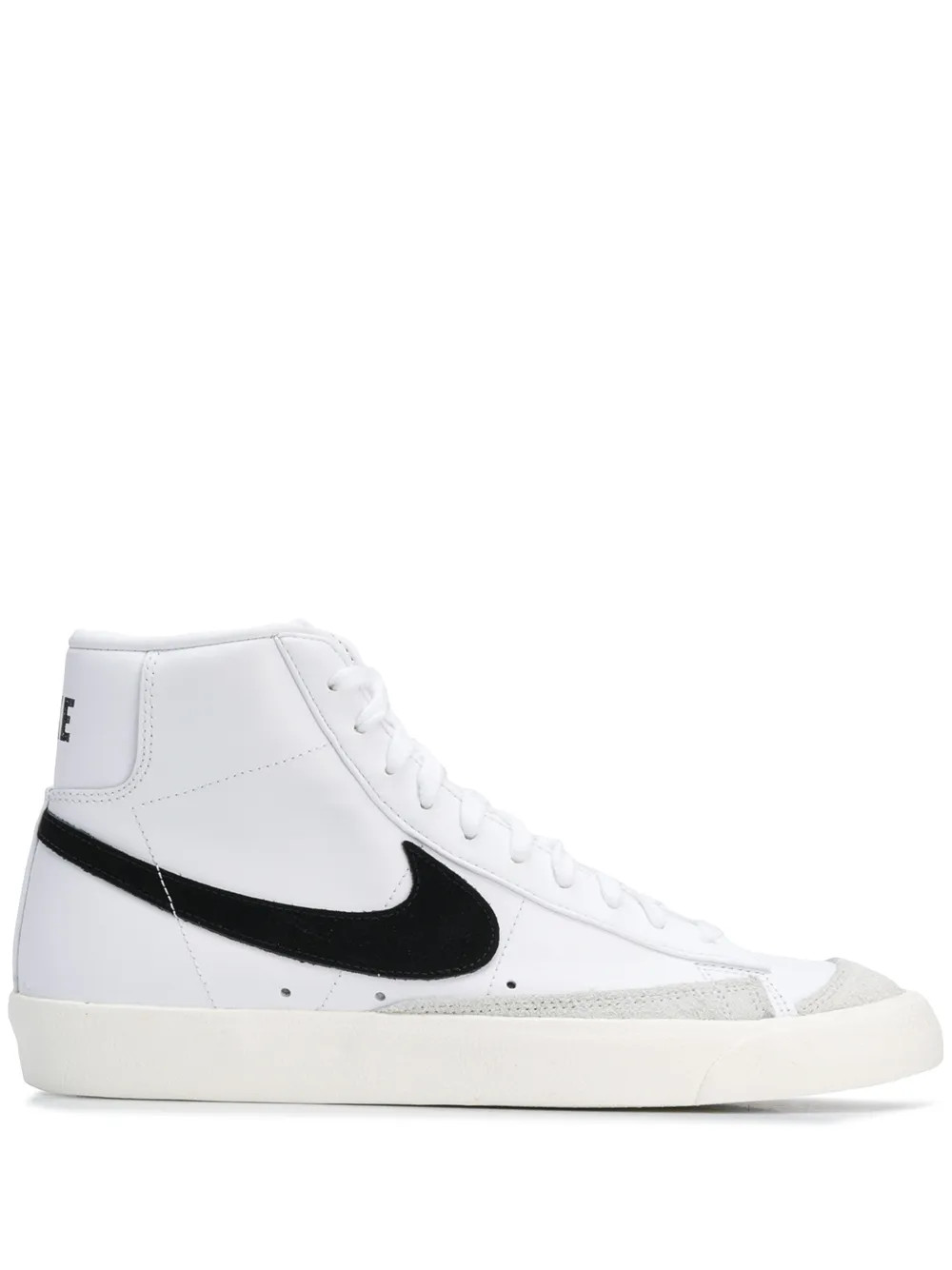 Nike - Tênis Blazer Mid '77 Vintage - unissex - couro/couro/Nylon/borracha - 8.5 - Branco | Farfetch (BR)