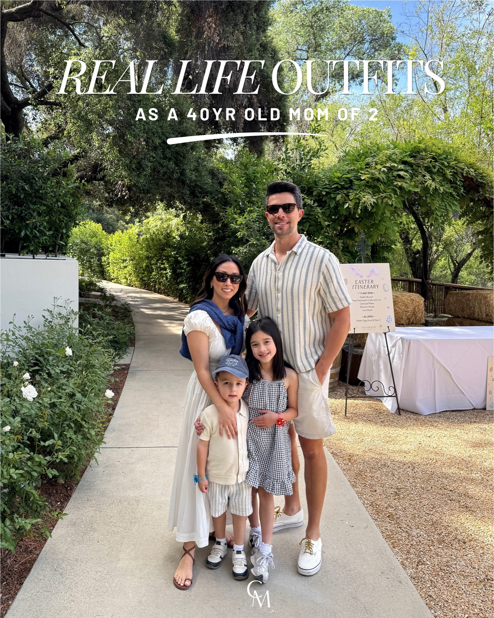 Real-life outfits I actually wear as a 40-year-old mom of 2.

Look 1:
Alex Mill cropped wax jacket xs
Kule tee medium
Velvet barrel pants 2 - old, linked similar
Dolce Vita sneakers 6, size up

Look 2:
Recreational Habits shirt small 
Gap Factory linen pants petite xs - color is old. 
Steve Madden jelly flats 5 
Everlane sweater xs Hunting Season tote 
Dorsey James necklace 15"

Look 3:
Zara top xs 
Citizens of Humanity Ayla jeans 25 
Steve Madden Jelly flats 5
Hunting Season tote
Electric Picks earrings 
Celine sunglasses 
Dorsey James necklace 15"

Look 4:
Madewell tee xs 
Zara jacket small 
Citizens of Himanity Miro jeans 24 - sized down and cut hems 
Loeffler Randall flats 5
Mansur Gavriel tote 
Polo Baeball hat 
Dorsey James necklace 15” 
Electric Picks earrings

Look 5:
Gap polo sweater xs
Citizens of humanity Miro jeans 24 - sized down and cut hems  
Zara loafers 5
Marea tote - old. 
Everlane tee medium
Dorsey James necklace 15”

#LTKmomlife #LTKootd #LTKPetite