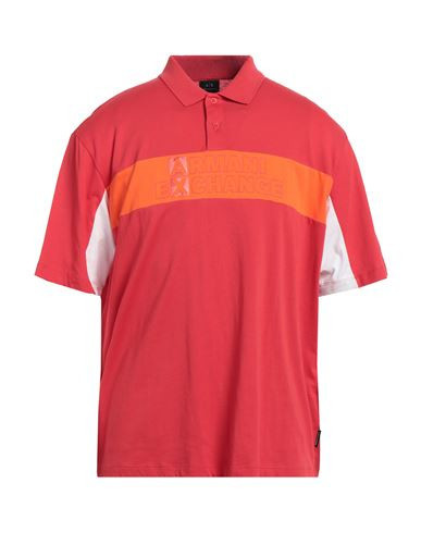 Armani Exchange Man Polo shirt Red Size S Cotton | YOOX (US)