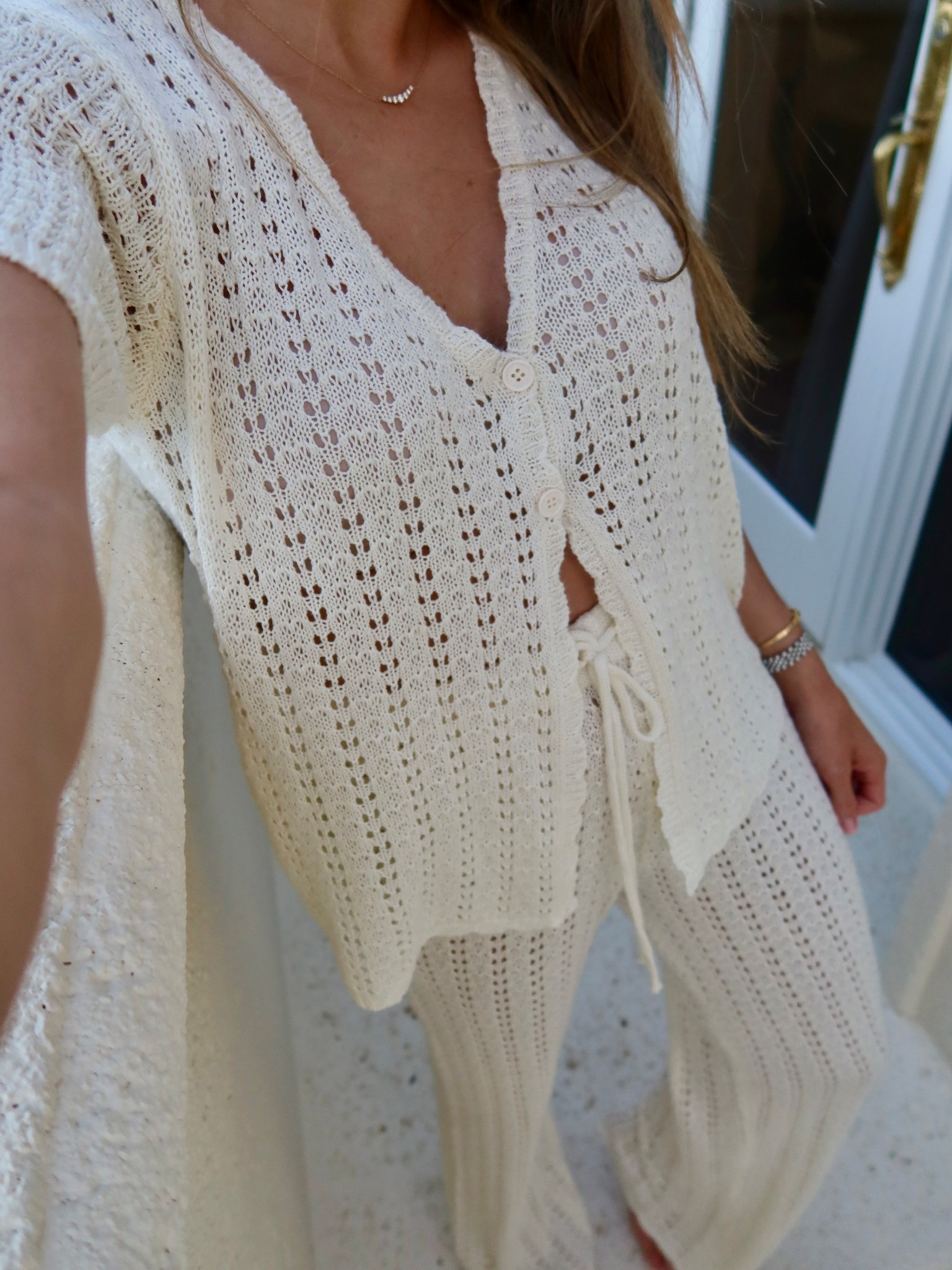 cutest crochet lounge set/swim cover up under $40! 

#LTKFindsUnder100 #LTKSwim