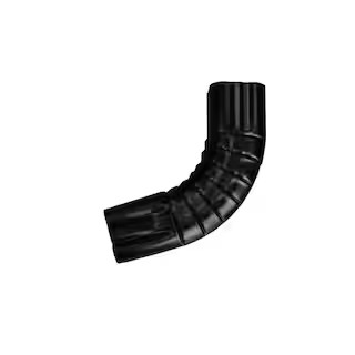 Spectra Pro Select 3 in. x 4 in. Black Aluminum Downpipe - A Elbow 4AELRTBK - The Home Depot | The Home Depot