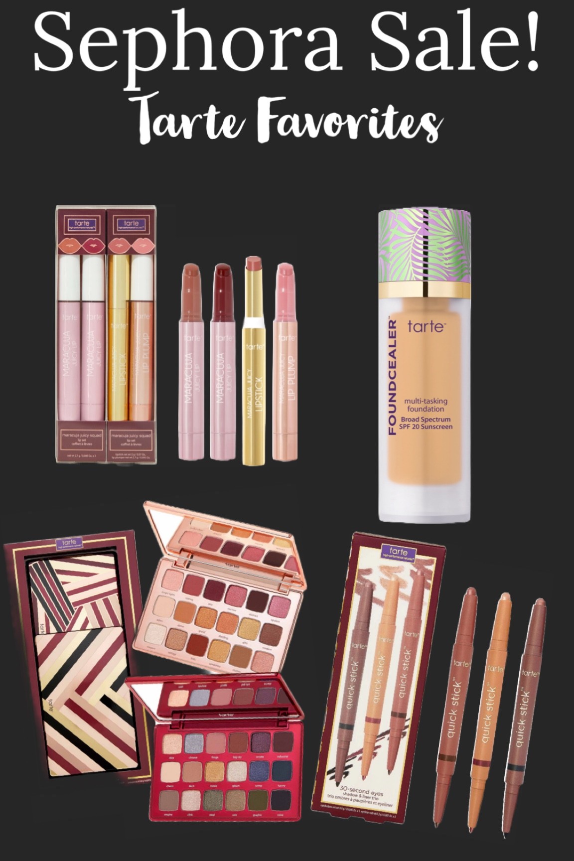 The Sephora Sale is open to VIB members now! Save 15% with code SAVINGS. Here are my Tarte favorites  

#LTKunder100 #LTKbeauty #LTKsalealert