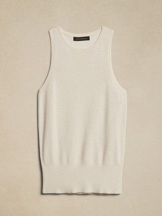 Milano Sweater Tank with Silk + Cashmere | Banana Republic (US)
