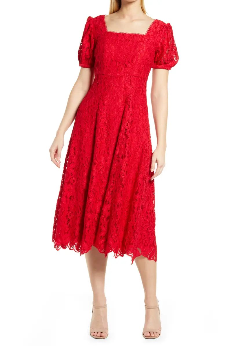 Rachel Parcell Lace Fit & Flare Dress | Nordstrom | Nordstrom