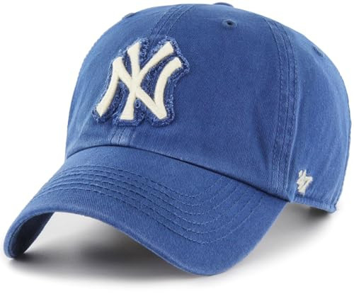 47 MLB Perfect Game Clean Up Adjustable Hat Cap, Adult One Size - New York Yankees Blue | Amazon (US)