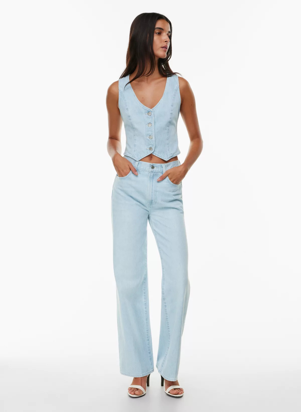 THE FARRAH HI-RISE WIDE JEAN | Aritzia