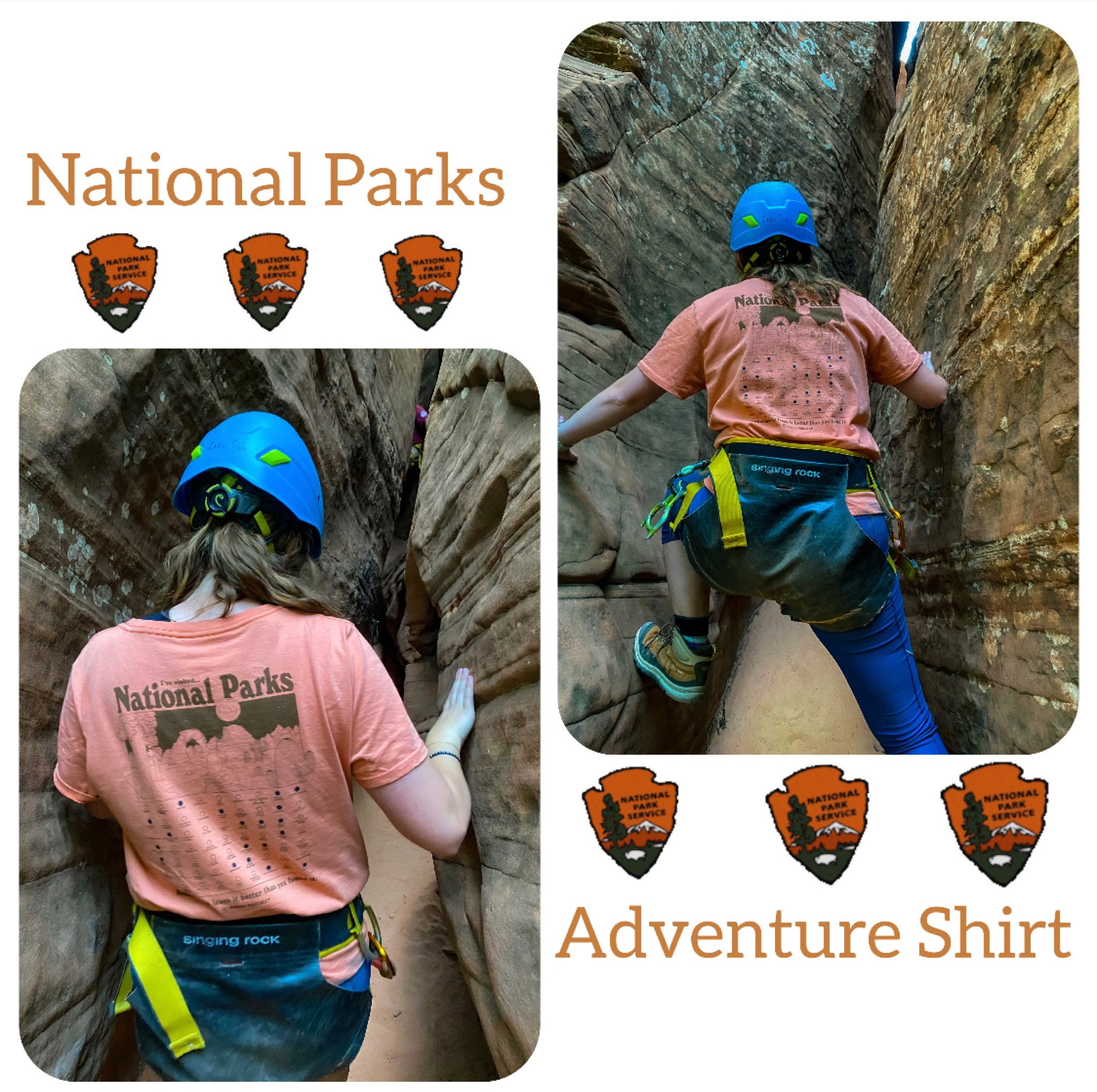 Wore my National Parks shirt to Zion on our Canyoneering trip and got so many compliments! 🥾

#LTKstyletip #LTKtravel #LTKfindsunder50