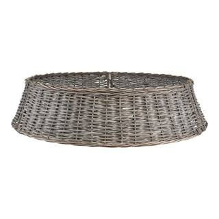 Home Accents Holiday 42 in Rattan Christmas Tree Collar 22PK20261 - The Home Depot | The Home Depot